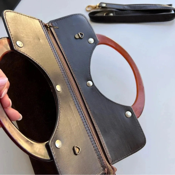 ROMA Vintage Leather Suede Handbag - Picture 8 of 11